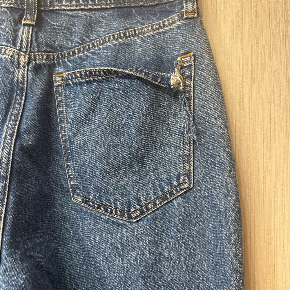 Abercrombie & Fitch The Loose High Rise Classic Blue Jeans - Picture 3 of 7